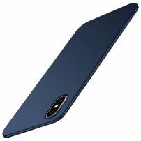 Carcasă elegantă MOFI, ultra subţire, pentru iPhone XS Max - albastru închis