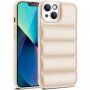 Husă de protecție cu perne pentru iPhone 13 mini - bej