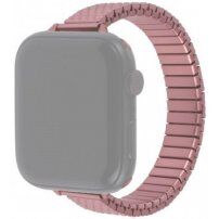 Curea subțire elastică din oțel inoxidabil pentru Apple Watch Ultra 49mm / 46mm / 45mm / 44mm / 42mm - roz-auriu