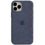 Husă transparentă cu inimi schimbătoare pentru iPhone 11 Pro - albastru