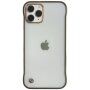 Husă de protecție mată transparentă pentru iPhone 11 Pro Max - auriu