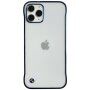 Husă de protecție mată transparentă pentru iPhone 11 Pro Max - albastru