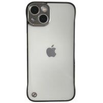 Husă de protecție mată transparentă pentru iPhone 13 - argintiu