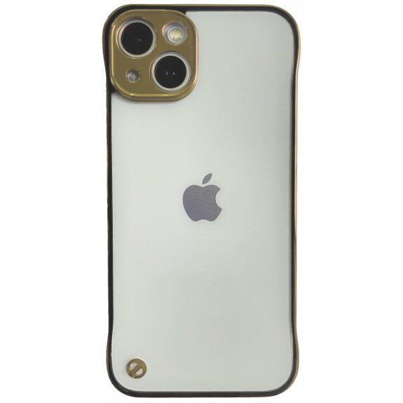 Husă de protecție mată transparentă pentru iPhone 13 mini - auriu