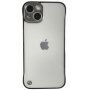 Husă de protecție mată transparentă pentru iPhone 13 mini - argintiu