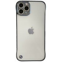 Husă de protecție mată transparentă pentru iPhone 13 Pro - albastru deschis