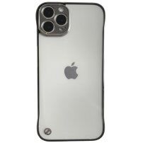 Husă de protecție mată transparentă pentru iPhone 13 Pro - argintiu