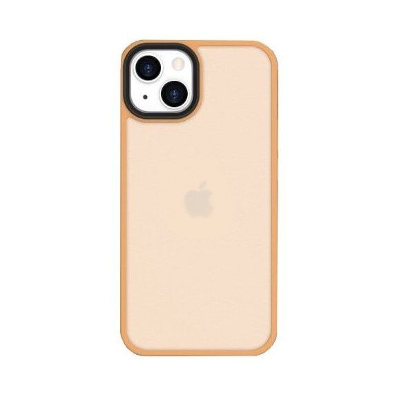 Husă de protecție mată pentru iPhone 13 mini - portocaliu