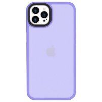 Husă de protecție mată pentru iPhone 13 Pro - violet