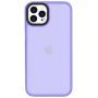 Husă de protecție mată pentru iPhone 13 Pro Max - violet