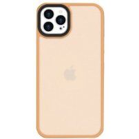 Husă de protecție mată pentru iPhone 13 Pro Max - portocaliu