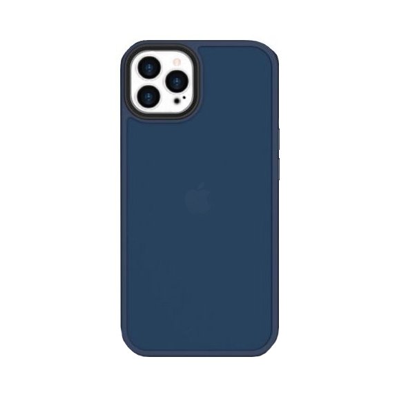Husă de protecție mată pentru iPhone 13 Pro Max - albastru