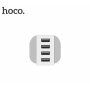 Încărcător HOCO de priză, cu patru porturi USB, pentru iPhone / iPod - alb