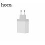 Încărcător HOCO de priză, cu patru porturi USB, pentru iPhone / iPod - alb