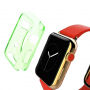 Husă / carcasă HAWEEL, subţire şi transparentă, pentru Apple Watch 42mm - verde