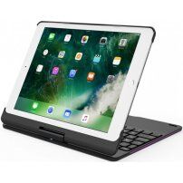 Carcasa pivotanta, cu tastatura, pentru iPad 9,7" (2017/2018) / Pro 9,7" / Air 1 / 2 - negru