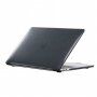 Husă transparentă lucioasă cu sclipici pentru MacBook Pro 14" (A2442 / A2779 / A2918 / A2992 / A3112 / A3185 / A3401) - negru