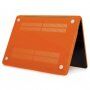 Husă transparent mată pentru MacBook Pro 16" (A2485 / A2780 / A2991 / A3186 / A3403) - portocaliu