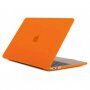 Husă transparent mată pentru MacBook Pro 16" (A2485 / A2780 / A2991 / A3186 / A3403) - portocaliu