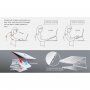 Stativ Bestand, din aluminiu, pentru MacBook - gri