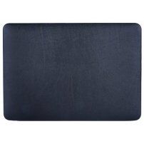 Husă, cu suprafaţă din piele, pentru MacBook Air 13" (A1237 / A1304 / A1369 / A1466) - neagră