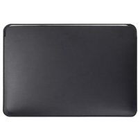 Husă din piele PU pentru iPad până la 13" / MacBook până la 13" - negru