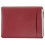 SOYAN plic din piele artificială, pentru iPad până la 13" / MacBook până la 14" - burgundia