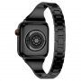 Curea metalică împânzită cu strasuri pentru Apple Watch 42mm / 41mm / 40mm / 38mm - negru