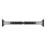Curea metalică împânzită cu strasuri pentru Apple Watch 42mm / 41mm / 40mm / 38mm - negru