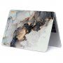 ENKAY husă mată pentru MacBook Pro 16" (A2485 / A2780 / A2991 / A3186 / A3403) - marmură gri-aurie