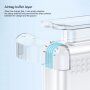Husă moale transparentă pentru Incărcător MacBook 85W / 87W / 96W - transparent