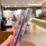 Husă de protecție schimbabilă pentru iPhone 11 Pro - roz mov