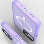 Husă de protecție cu MagSafe pentru iPhone 12 / 12 Pro - albastru marin