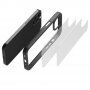 Kingsteel Wolf husă de protecție cu partea din spate din sticlă pentru iPhone 12 / 12 Pro - negru