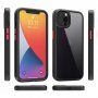 Kingsteel Wolf husă de protecție cu partea din spate din sticlă pentru iPhone 12 / 12 Pro - negru