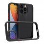 Kingsteel Wolf husă de protecție cu partea din spate din sticlă pentru iPhone 13 Pro Max - negru