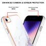 Husă de protecție din marmură împotriva zgârieturilor pentru iPhone 7 / 8 / SE (2020/2022) - alb