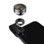 Set de obiective JOYROOM 3 în 1 pent5ur camera foto, obiectiv ochi de peşte / obiectiv macro / obiectiv telescopic / obiectiv panoramic, pentru Apple iPhone