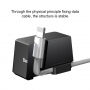 Stativ de încărcare BASEUS, din aluminiu, pentru Apple iPhone - negru