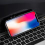Carcasă stilată, cu design de fotoaparat retro, pentru Apple iPhone XS / iPhone X - negru