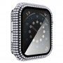 Carcasă acoperită cu pietre sticlă securizată pentru Apple Watch 40mm - transparent