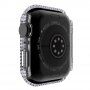 Carcasă acoperită cu pietre sticlă securizată pentru Apple Watch 40mm - transparent