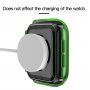 Carcasă transparentă cu sticlă securizată pentru Apple Watch 42mm - verde neon