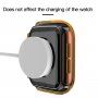 Carcasă transparentă cu sticlă securizată pentru Apple Watch 44mm - portocaliu