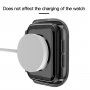 Carcasă transparentă cu sticlă securizată pentru Apple Watch 44mm - gri