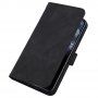 Carcasă flip cu curea în stil crossbody pentru iPhone 11 Pro - negru