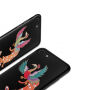 Carcasă de protecţie de lux, pentru Apple iPhone SE (2020/2022) / 8 / 7, cu broderie - păun