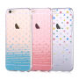 Carcasă de protecţie, din plastic, pentru Apple iPhone 6 / 6S - buline colorate