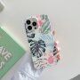 Husă de protecție din plastic moale pentru iPhone 13 Pro - flori roșii