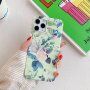 Husă de protecție din plastic moale pentru iPhone 12 / 12 Pro - trandafiri